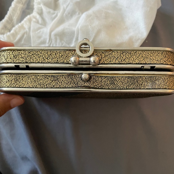 Multicolor metallic evening bag/clutch with silver hardware - Picture 2 of 7